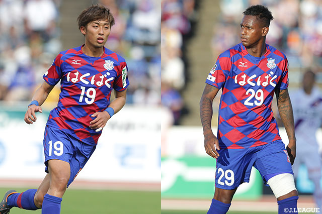 MF小塚とFWジュニオール バホスの負傷を発表【甲府】