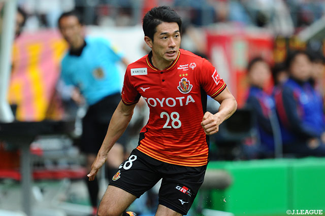 通算350試合出場まであと1試合に迫った玉田 圭司(名古屋)