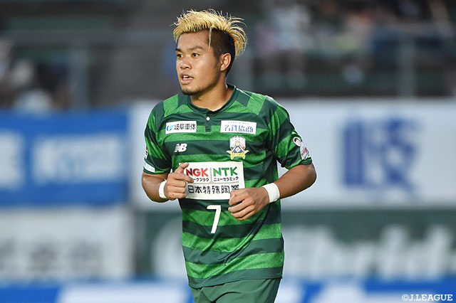 MF田中が全治3～4週間の負傷【岐阜】