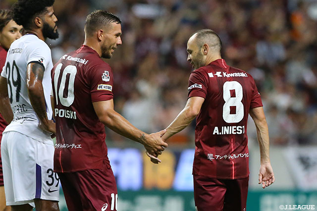 神戸はイニエスタとポドルスキのホットラインから今節もゴールなるか?!