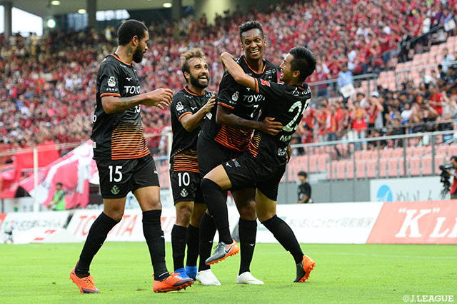 5連勝と勢いに乗る名古屋。エースのジョー（#7）が復帰する今節は、さらなる勢いが生まれてきそうだ