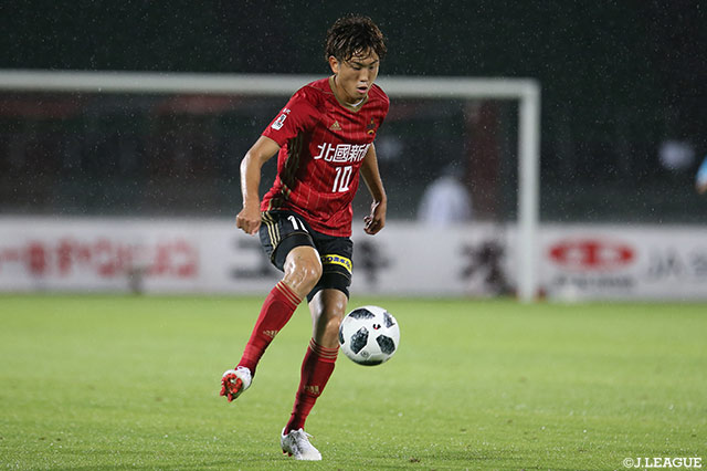 MF宮崎が全治4週間の負傷【金沢】