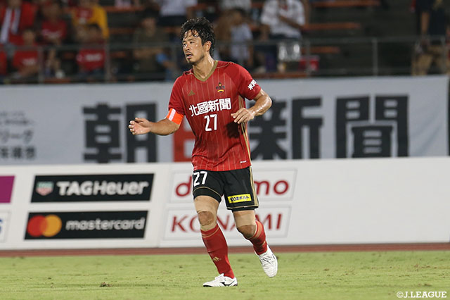 DF廣井が全治4週間の負傷【金沢】