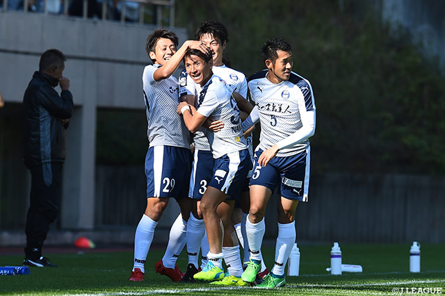 中原、吉井のゴールで鹿児島が快勝！2連勝で2位の座をキープ！【サマリー：明治安田Ｊ３ 第32節】