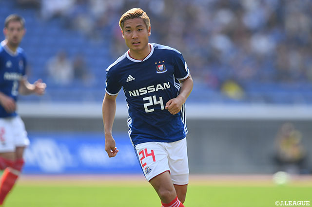 DF山中が全治3週間の負傷【横浜FM】