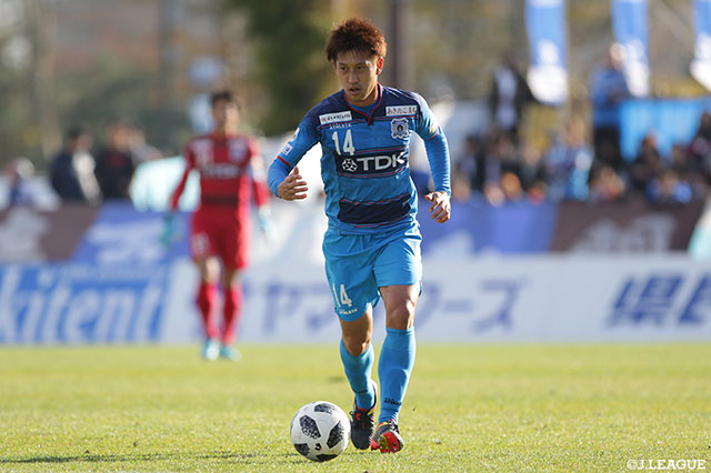 MF山田が現役引退を発表【秋田】