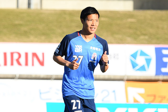 金沢学院大よりFW大谷の来季加入が内定【富山】