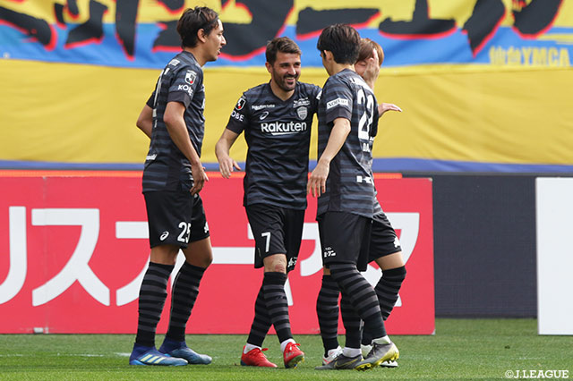 前節、ダビド ビジャ（#7）の2試合連続ゴールなどで快勝を収めた神戸。さらなる上昇ムードを漂わせている