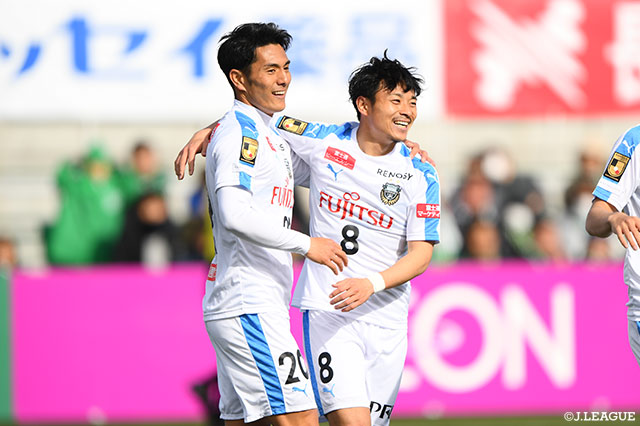 川崎Ｆは苦しいスタートを強いられたが、第5節の松本戦でようやく初白星を手にした。この勝利をきっかけに、今後の巻き返しを狙う！