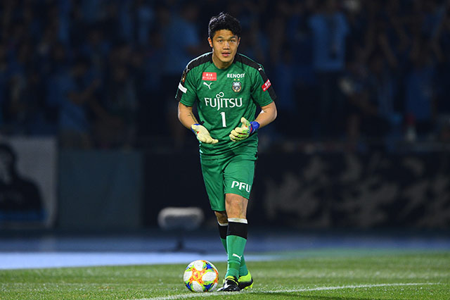 通算100試合出場まであと1試合に迫ったチョン ソンリョン(川崎F)