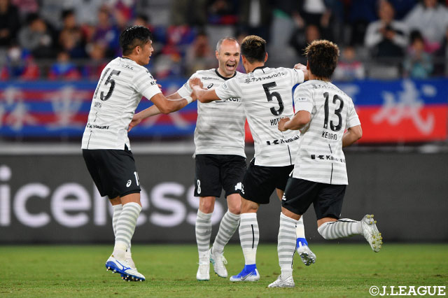 フィンク監督の初陣で試合を決めたアンドレス イニエスタ（神戸/#8）。このワールドクラスが調子を上げてきたのは好材料で、今節もボール支配で上回るサッカーを展開するだろう