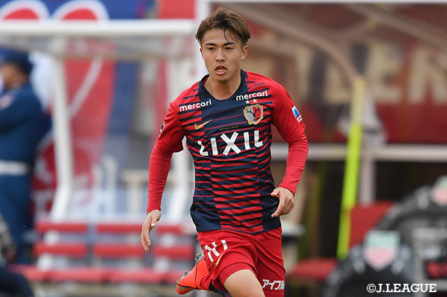 通算50試合出場まであと1試合に迫った安部 裕葵(鹿島)