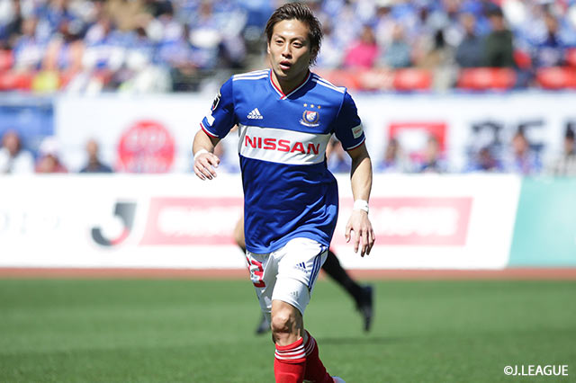 通算50試合出場まであと1試合に迫った仲川 輝人(横浜FM)