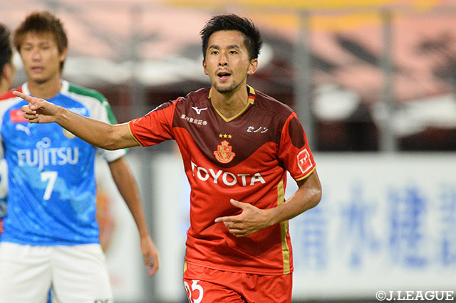3試合連続ゴール中の前田 直輝(名古屋)が今節も重要な役割を担いそうだ