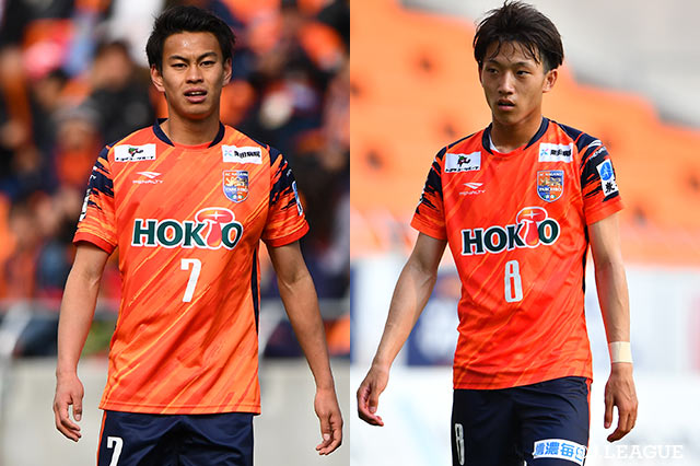 MF妹尾とMF堂安の負傷を発表【長野】