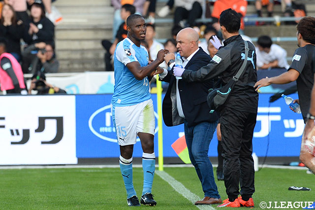 最下位に沈む磐田は前節、清水との“静岡ダービー”をものにして残留の可能性が見えてきた。2試合連続ゴール中のアダイウトンが今節もカギを握りそうだ