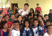 皆様からいただいたユニフォームを届けてきました!#サポユニforsmileインドネシア実施レポート【Jリーグ】