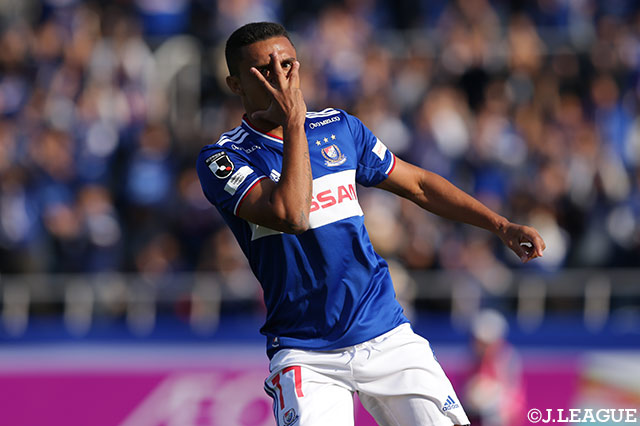 2位の横浜FMは、ここ2試合で3得点のエリキが注目選手となる