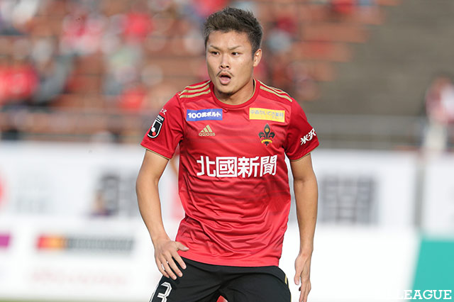 MF大石が全治6か月の負傷【金沢】