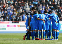 トップチームの全体練習を再開【水戸】