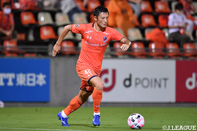 DF山越が全治4週間の負傷【大宮】