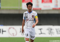 MF村瀬が全治4週間の負傷【八戸】