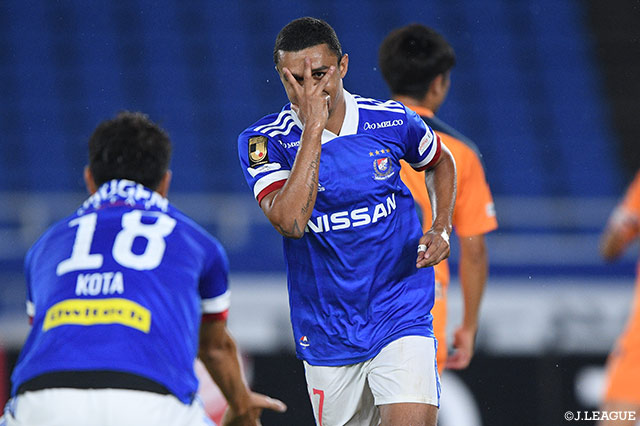 直近6試合で8得点と圧巻の決定力を示しているエリキ(横浜FM)。ハイパフォーマンスを続けるこのストライカーに導かれ、王者がさらなる浮上を実現する可能性は十分だ