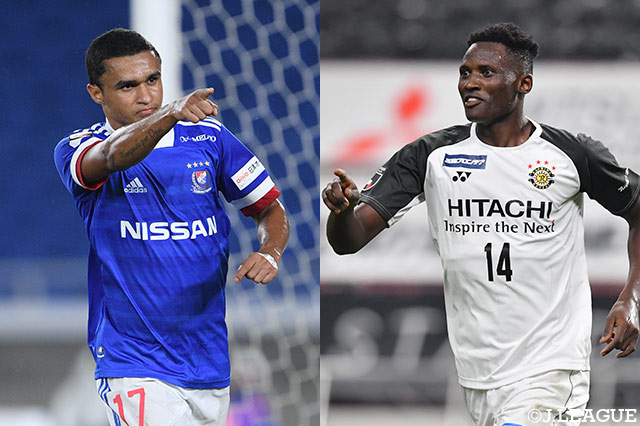 好調を維持するエリキ(横浜FM)、リーグ戦の得点ランクを独走するオルンガ(柏)が注目選手となる