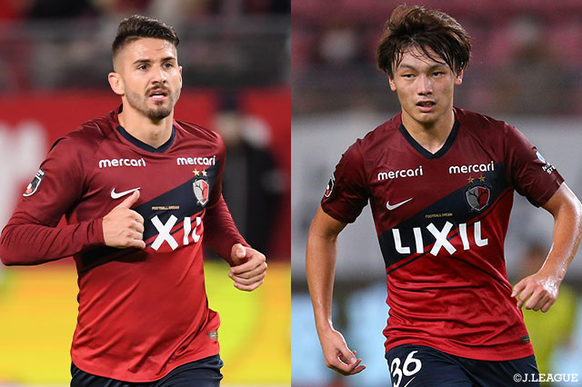 ACL出場権の確保に向けて、負けられない鹿島。好調を維持するエヴェラウド(左)と上田 綺世のストライカーコンビに期待がかかる