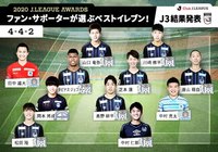 ファン・サポーターが選ぶベストイレブンが決定！【Ｊ３】
