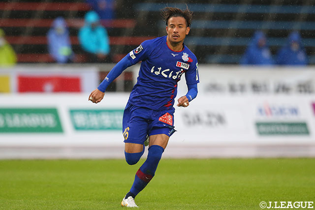 松田は昨季の明治安田J2で36試合・4得点の成績でした