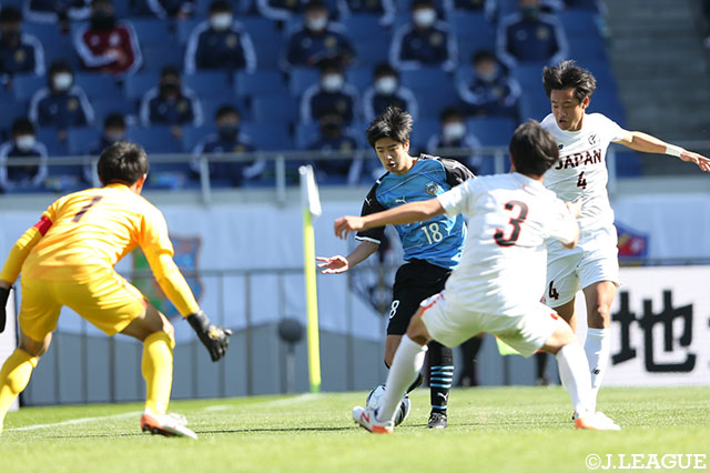 川崎フロンターレｕ １８が勝利 日本高校サッカー選抜を2 1で下す サマリー Next Generation Match ｊリーグ Jp