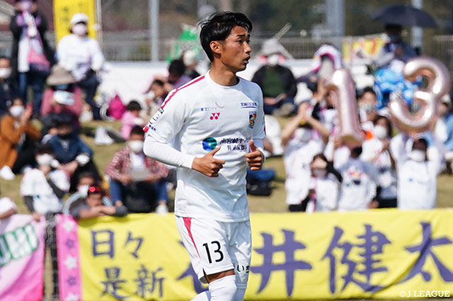 DF石田が全治6週間の負傷【宮崎】