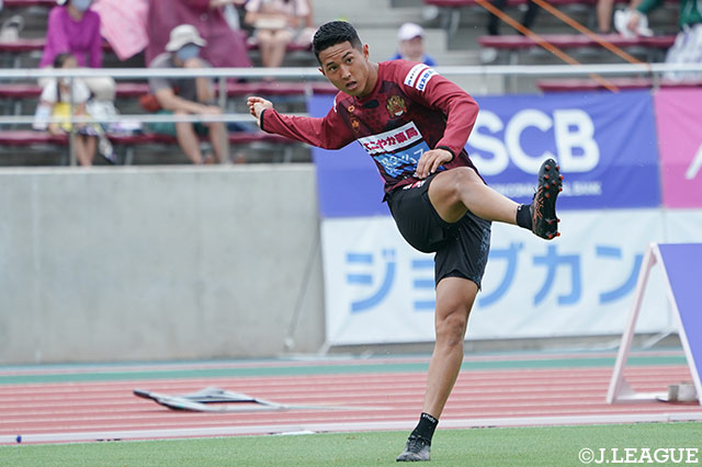 DF上原が全治8週間の負傷【琉球】