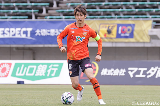 MF佐藤が全治4週間の負傷【山口】