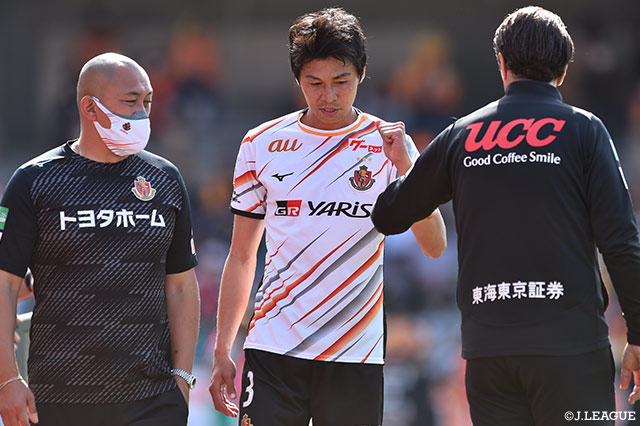 DF丸山が全治6〜8か月の負傷【名古屋】