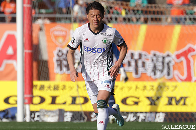 DF田中の負傷を発表【松本】