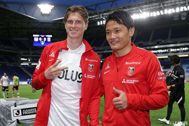 チームメイトを信じて走り込むことがゴールの秘訣だという