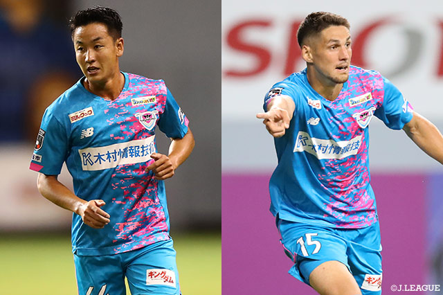 4試合負けなしの3位の鳥栖は仙頭 啓矢（左）、酒井 宣福ら好調の攻撃陣が今節も力強くチームを牽引するだろう