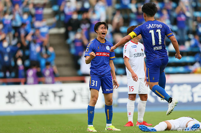 中位陣では勝点7を加えた水戸が好調ぶりをアピールした