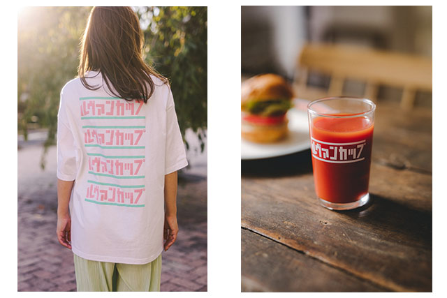 商品イメージ：Ｔシャツ、グラス