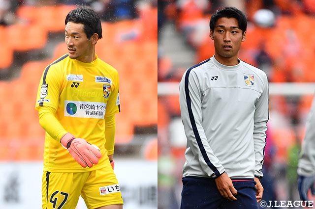 GK植田とDF石田の負傷を発表【宮崎】