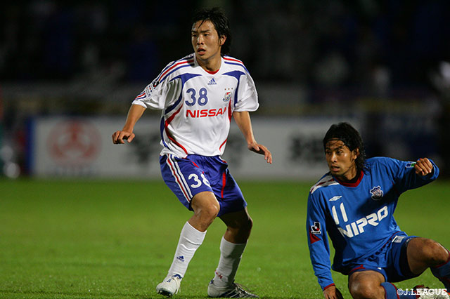 2007年の甲府戦でJリーグデビューを果たした水沼。