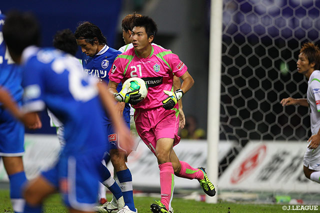 湘南に期限付き移籍した2013年は10試合に出場。