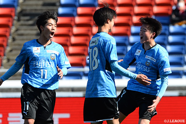 川崎フロンターレｕ １８が勝利 日本高校サッカー選抜を1 0で下す サマリー Next Generation Match ｊリーグ Jp