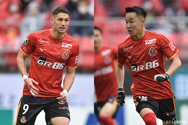 昨季まで所属した古巣相手に名古屋のFW酒井とMF仙頭はいかなるパフォーマンスを見せるのか