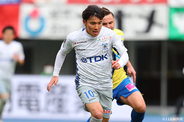  MF沖野の負傷を発表【秋田】