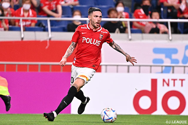 5試合負けなしの浦和は、好調を維持するダヴィド モーベルグの左足に今節も期待がかかる