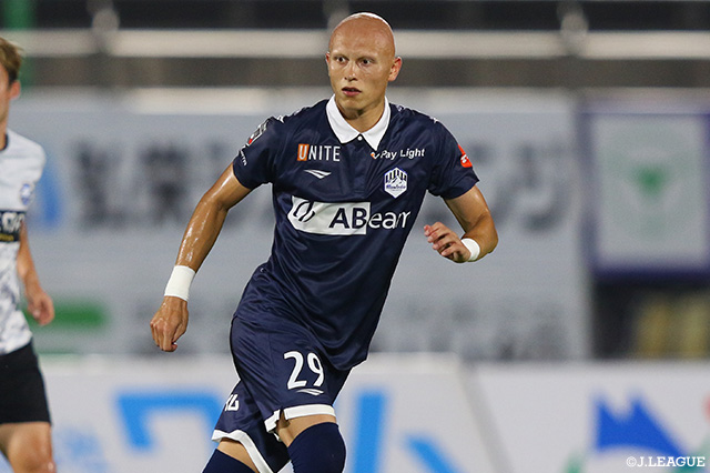 加入後初ゴールを決めたディサロ 燦シルヴァーノ(山形)に注目が集まる