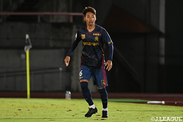 MF碓井が全治4週間の負傷【富山】